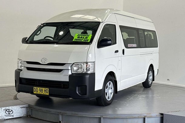 2016 Toyota Hiace SLWB in White