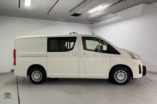 2021 Toyota Hiace LWB in White