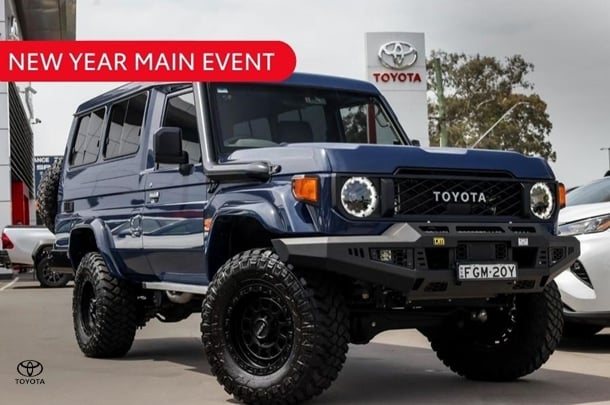 2023 Toyota Landcruiser GXL in Blue