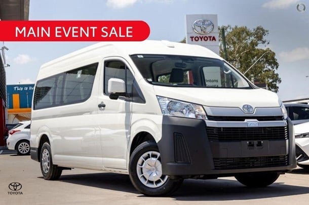 2025 Toyota Hiace Commuter in White