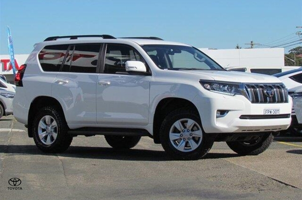 2020 Toyota Landcruiser Prado GXL in White
