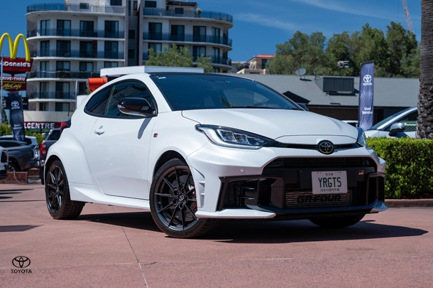 2025 Toyota Yaris GTS in White