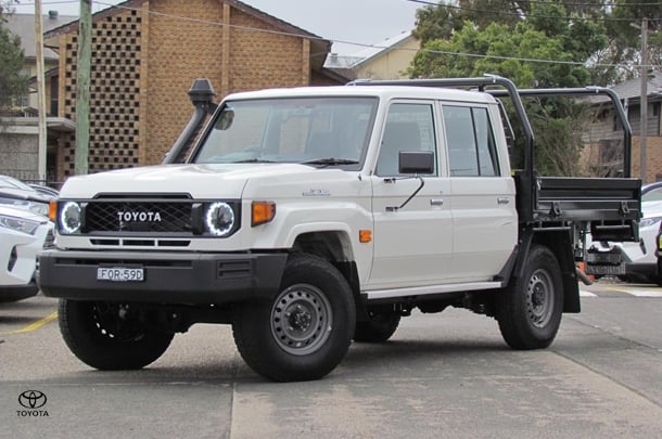 2024 Toyota Landcruiser Workmate in White
