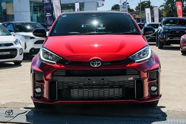 2024 Toyota Yaris GR in Red
