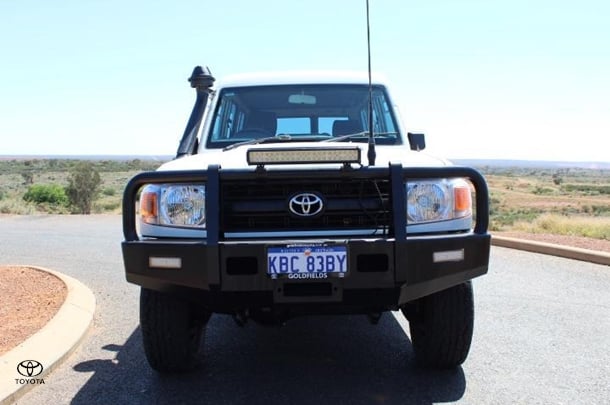 2010 Toyota Landcruiser Workmate Troopcarrier in White