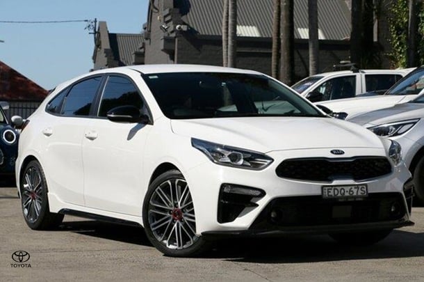 2019 Kia Cerato GT in Clear White