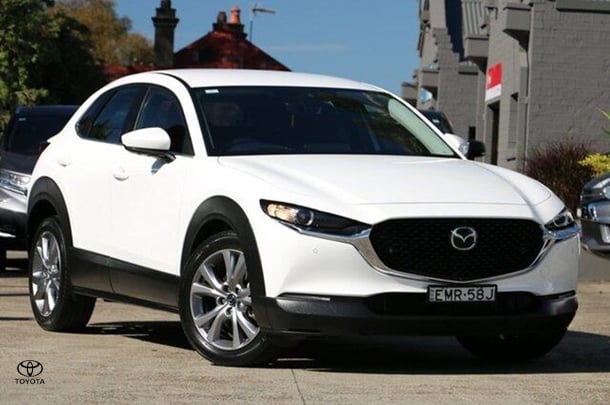 2020 Mazda CX-30 G20 Evolve in Snowflake White Pearl
