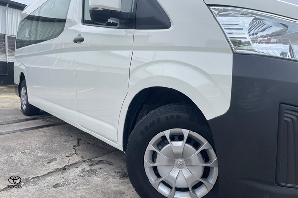 2023 Toyota Hiace Commuter in White