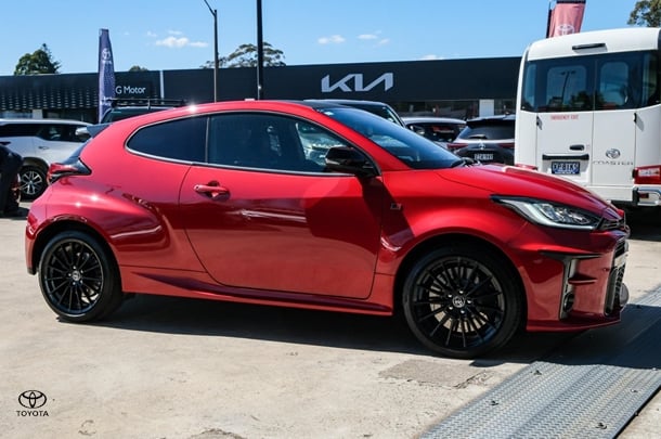 2024 Toyota Yaris GR in Red