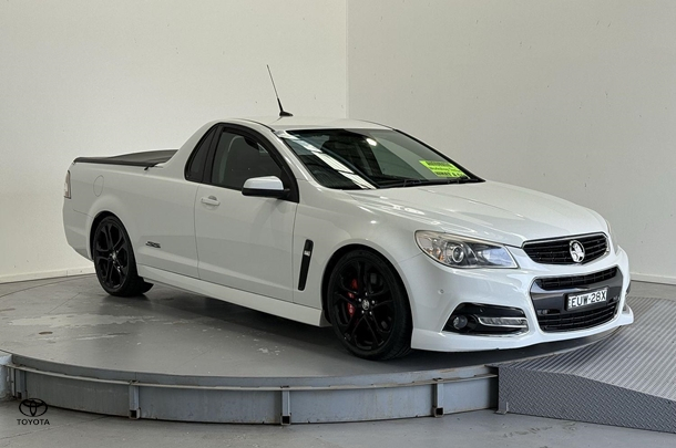 2015 Holden Ute SS V Redline in White
