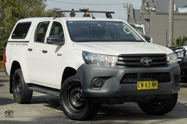 2019 Toyota Hilux Workmate in White