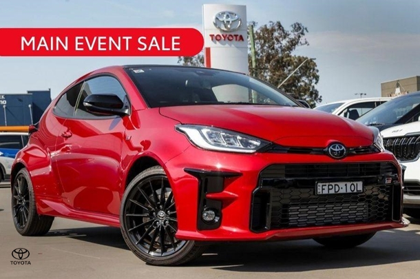 2024 Toyota Yaris GR in Red