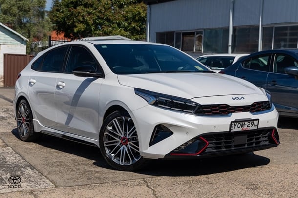 2023 Kia Cerato GT in Snow White Pearl (Swp)