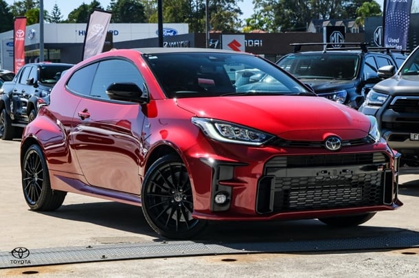 2024 Toyota Yaris GR in Red