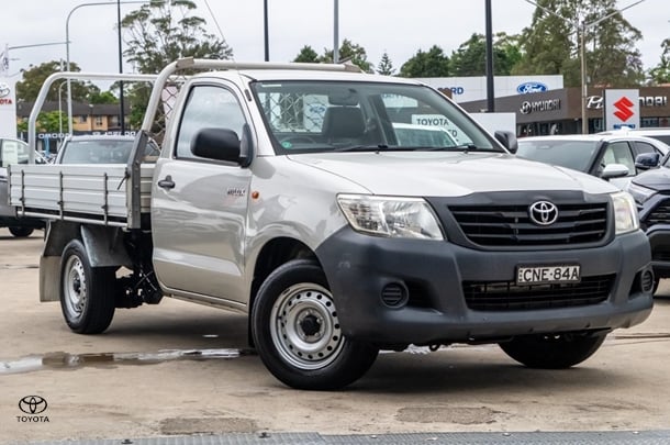 2013 Toyota Hilux Workmate in Silver