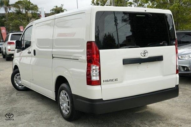 2023 Toyota Hiace LWB in White