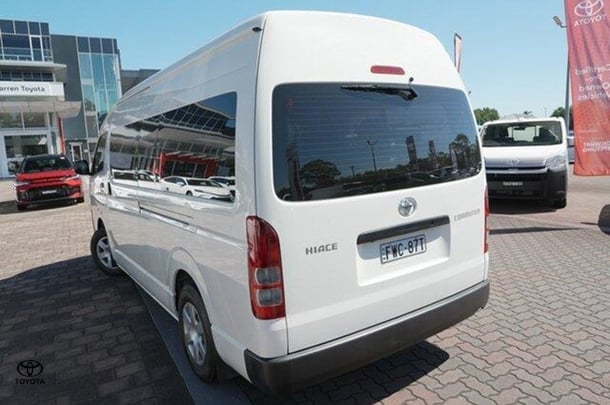 2018 Toyota Hiace Commuter in White