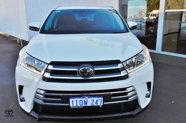 2018 Toyota Kluger Grande AWD in White