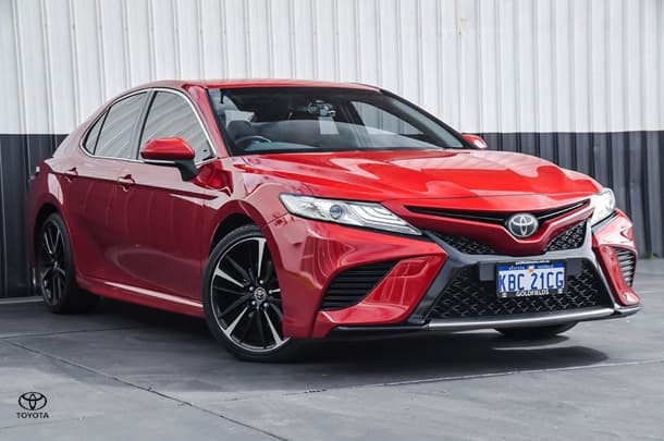 2018 Toyota Camry SX in Red