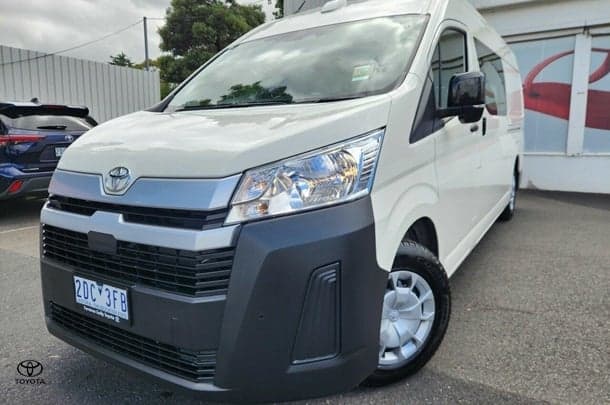 2025 Toyota Hiace SLWB in White