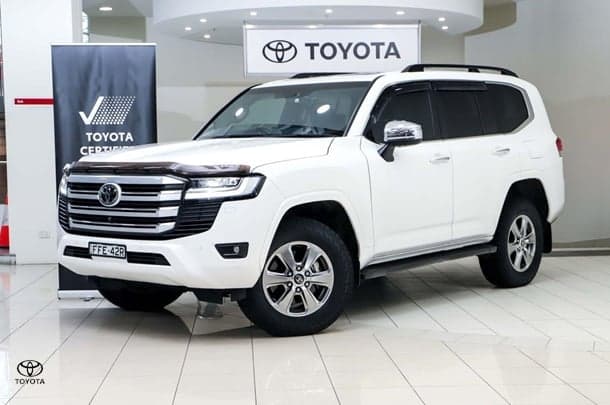 2023 Toyota Landcruiser Sahara in White