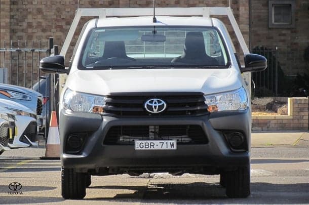 2019 Toyota Hilux Workmate in White
