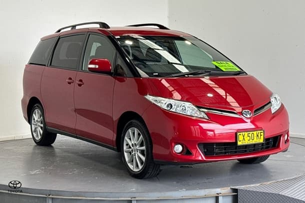 2019 Toyota Tarago GLX in Red