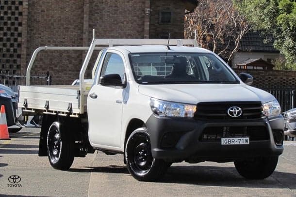 2019 Toyota Hilux Workmate in White