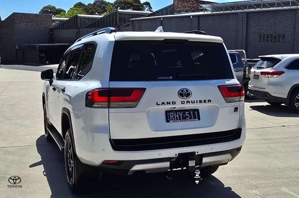 2025 Toyota Landcruiser GR Sport in White