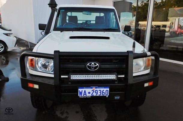 2012 Toyota Landcruiser Workmate in White
