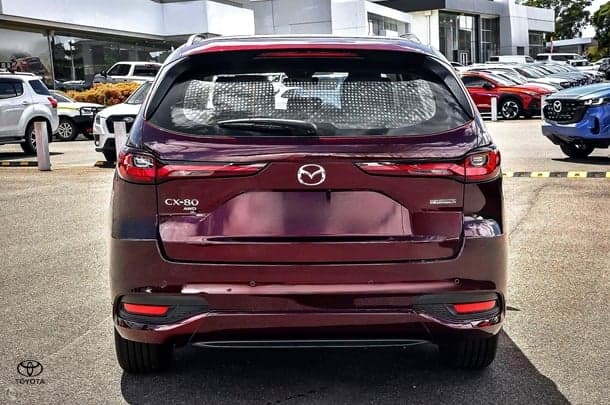 2025 Mazda CX-80 G40e GT in Red
