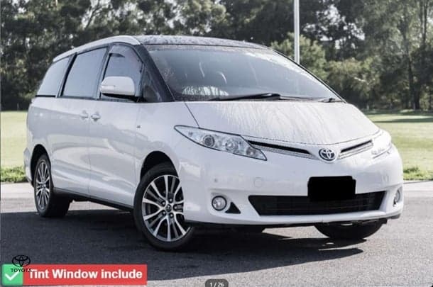 2016 Toyota Tarago Ultima in White