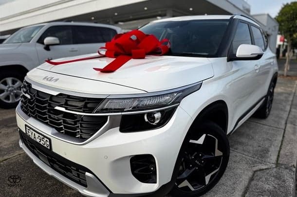 2022 Kia Seltos Sport+ in White