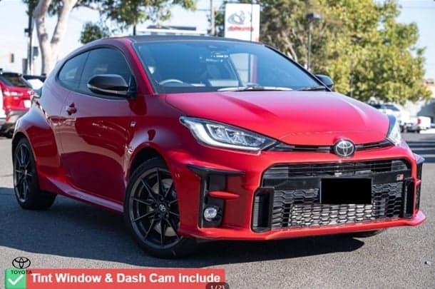 2021 Toyota Yaris GR in Red