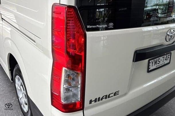 2025 Toyota Hiace LWB in White