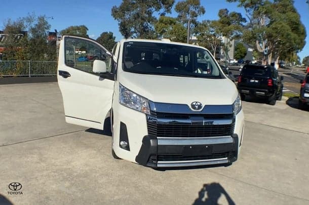 2021 Toyota Hiace LWB in White