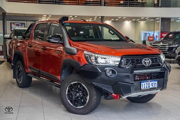 2018 Toyota Hilux Rugged X in Orange