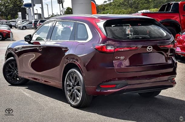 2025 Mazda CX-80 G40e GT in Red
