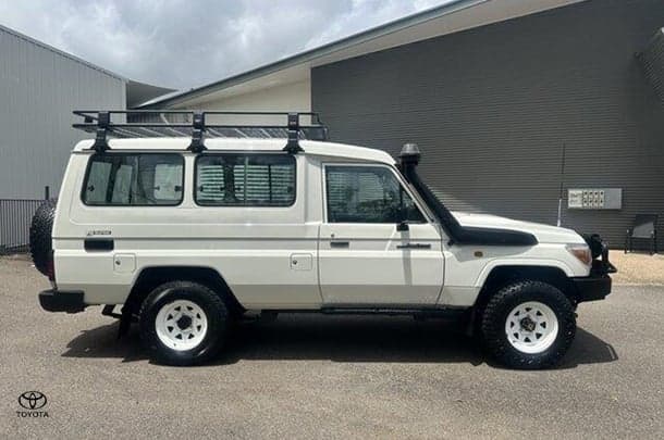 2011 Toyota Landcruiser Workmate Troopcarrier in White
