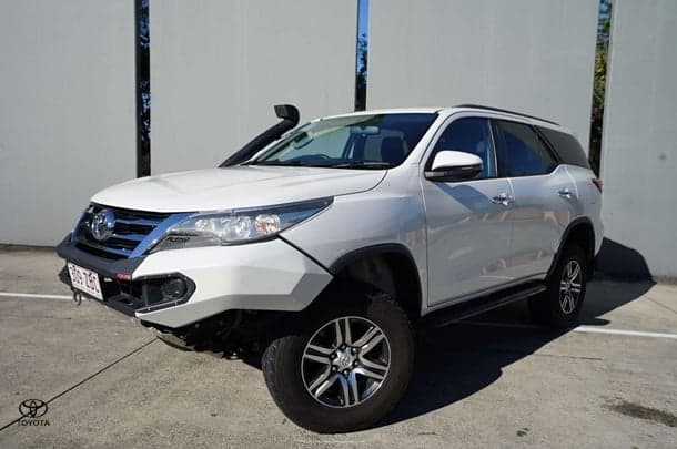 2019 Toyota Fortuner GXL in White