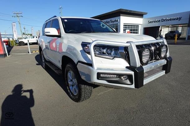 2019 Toyota Landcruiser Prado GXL in White