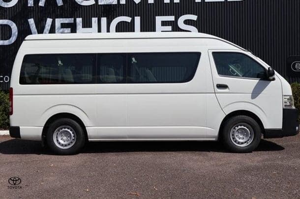 2014 Toyota Hiace Commuter in White