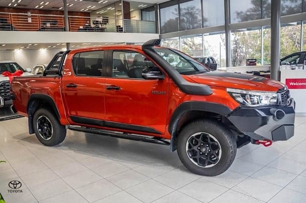 2018 Toyota Hilux Rugged X in Orange