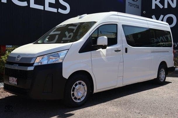 2021 Toyota Hiace Commuter in White