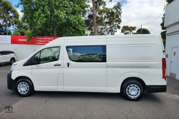 2025 Toyota Hiace SLWB in White