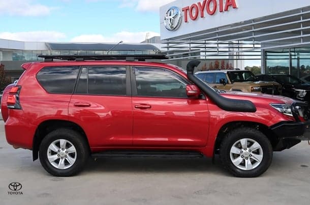 2019 Toyota Landcruiser Prado GXL in Red