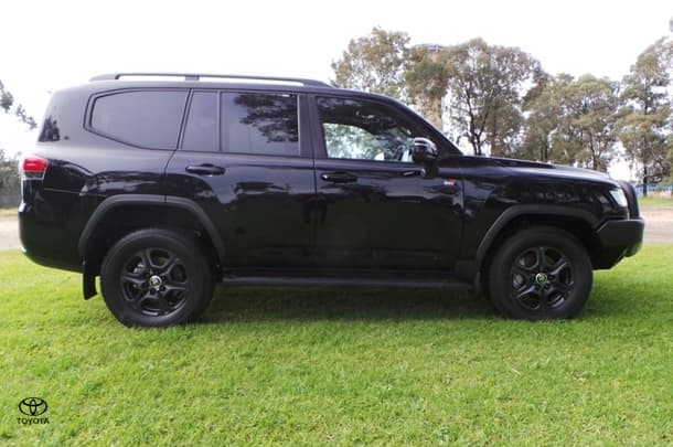 2023 Toyota Landcruiser GR Sport in Black