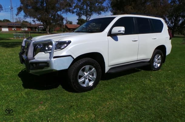 2019 Toyota Landcruiser Prado GXL in White