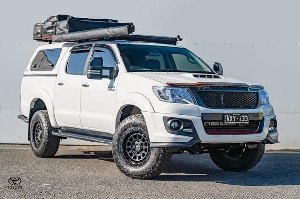 2014 Toyota Hilux Black Limited Edition in White