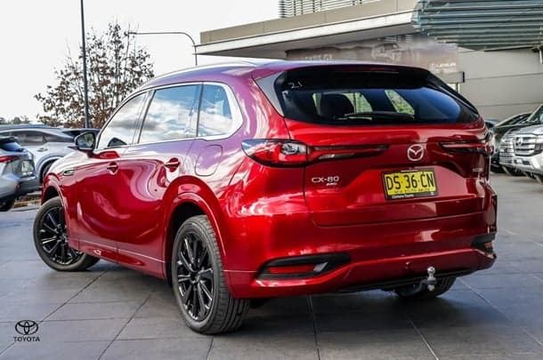 2024 Mazda CX-80 D50e GT in Red